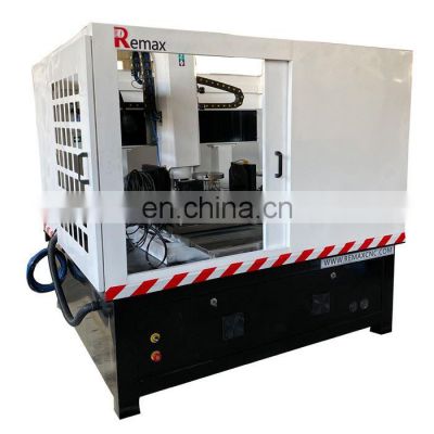 6060 China High Precision Atc 5axis Metal Milling Aluminum Engraving Cnc Router Machine with Rotary Axis