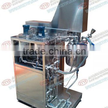 Tilting laboratory vacuum emulsifying mixer machine