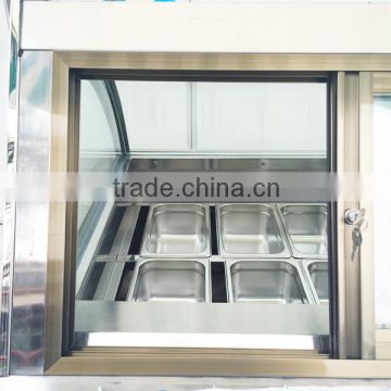 China mobile food truck /ice cream cart factory directly supply