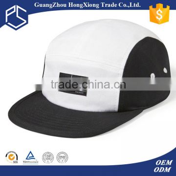 Hongxiong manufacturer camp wholesale plain blank 5 panel cap