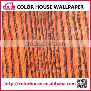thick wood PVC self adhesive wall paper decorative Wall Sticker