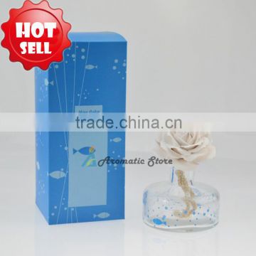 natural scented ceramic flower reed diffuser