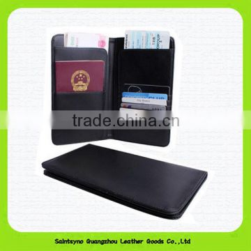 Travel Passport Leather ID Card Holder Pvc Passport Holder