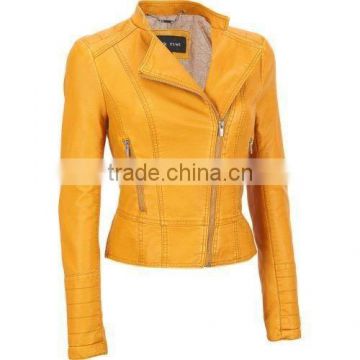 Ladies Fashion Leather Jackets Charming Colors