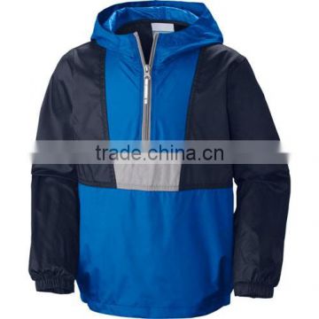 Colorful youth waterpfoof windbreaker jacket lightweight and packable