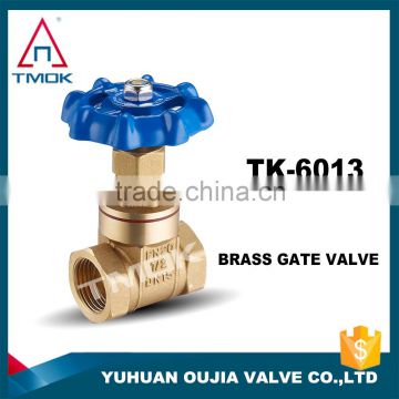 Factory Stock 1 Inch Brass Gate Valve With Non-rising Stems,Threaded Bonnet With ISO Cetificate