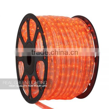 110V Waterproof Orange LED Rope Light