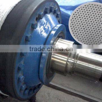 blind drill press roll for paper machine