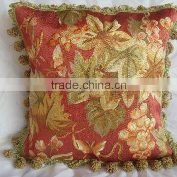 cushion cover with tassel