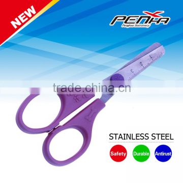Shears student engraved scissors with color plastic handles