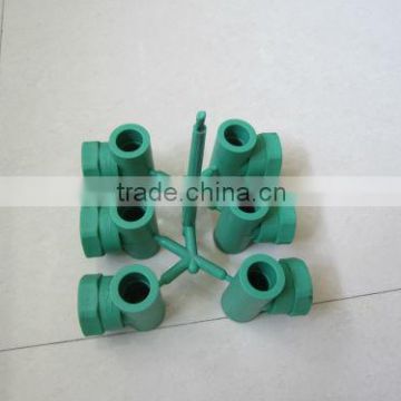 Reducing Belling Three-Way Tee Pipe Fitting Injection Mould/6 Cavities