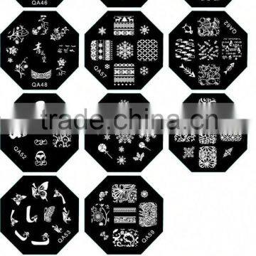 CS high quality flatback square candy color rhinstones nail art stamping design