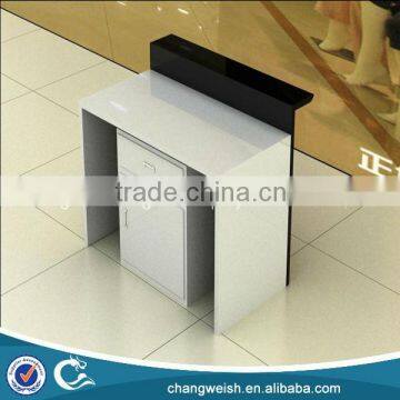 High-end cashier counter designs MDF shopfittings