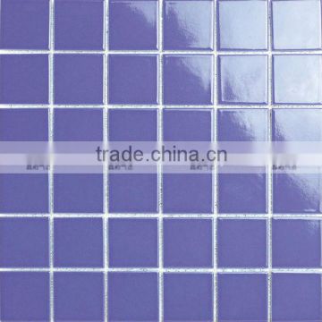 300x300 sheet size wear resisting swimming pool glazed ceramic mosaic tile with factory wholesale supply
