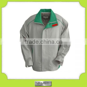 65% polyester 35% cotton poplin reflective safety coverall/workwear