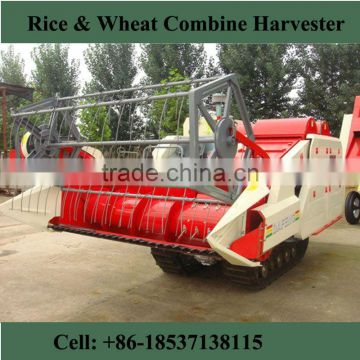 Factory 4LZ-2.0D Rice & Wheat Combine Harvester harvester for sale Popular In Africa