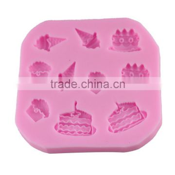 Liquid silicone cake mould cake decorating baking tool Chocolate Mould ice cream taobao 1688 agent