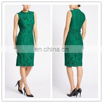 Green Lace Formal Evening Wear for Ladies (ED1761605)