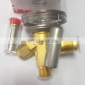 External SAE connection type refrigeration accessories copper thermal expansion valve with a spool