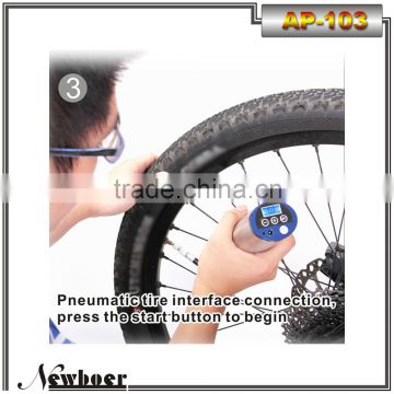 Mini tire air pump as Bicycle Accessories, Bike Pumps,tire inflator