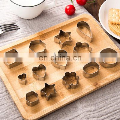 Reusable Kitchen Suppliers Custom Made Manufacture Designer Metal Stainless Steel Cookie Cutters