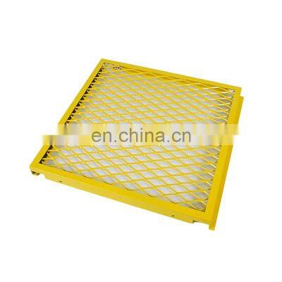 900*1200mm Galvanized Expanded Mesh Fence With Frame for ceiling decoration