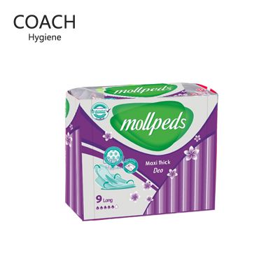 Cotton Disposable Molped Daily Sanitary Napkin Breathable Regular Winged6 Cotton Disposable Molped Daily Sanitary Napkin Breathable Regular Winged