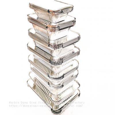 Airline Food Packaging Box Aluminum Foil Container High-quality Aluminum Foil