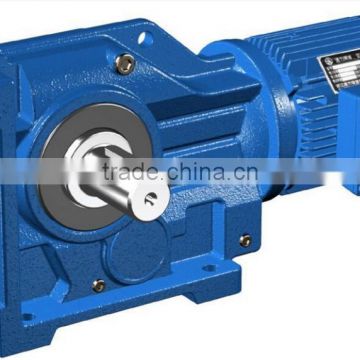 High quality small engine transmission K series helical gear bevel gear motor gearbox