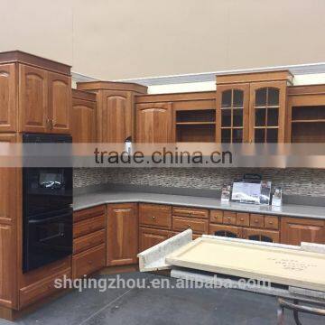 beech solid wood kitchen cabinet