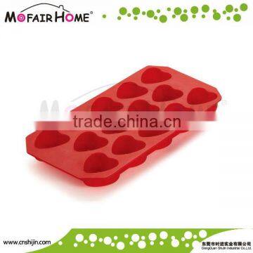 Food grade Rectangle shape silicone ice making trays (S2H002)