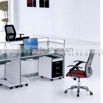 Popular Office Workshop Desk Workstation Modern 4 People Office Desk(SZ-WS926)