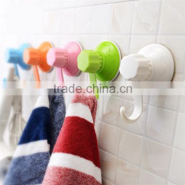 Plastic wall strong locking vacuum suction cup hanger vacuum hook