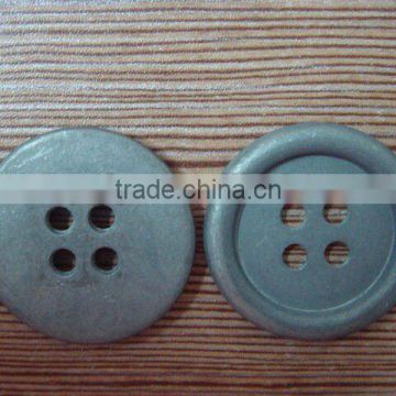 28mm hot sale 4 holes metal round big button new fashion style button