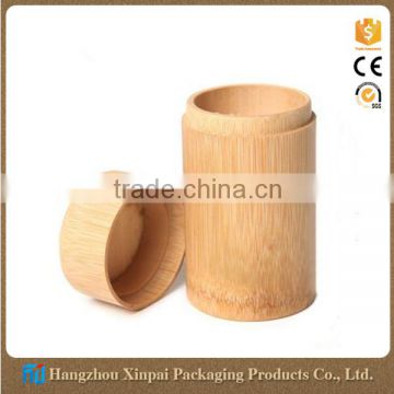 Custom Round Wooden Bamboo Tea Packaging Box
