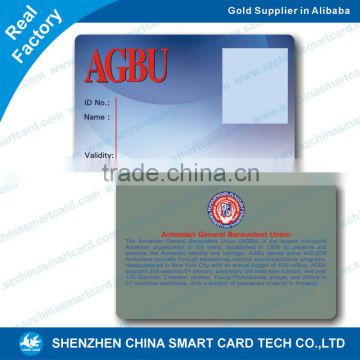 13.56MHz plastic pvc rfid competitive price smart card