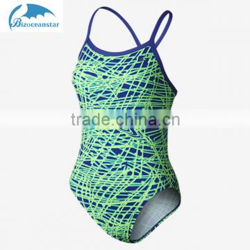 Women's Tank Swimsuit fast delivery strappy and stretchy printed swimwear