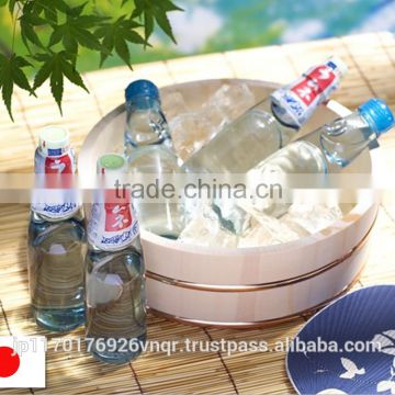 Japanese refreshing cold drink ramune in soda bottle for sale