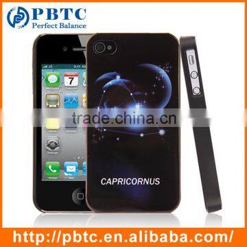 Cheap Hard Case For Iphone 4 , Capricornus Plastic Hard Custom Mobile Phone Case Cover