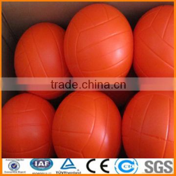 custom orange polyurethane foam soft volleyball