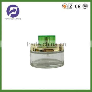 60ML Round clear perfume bottle with 15mm pump