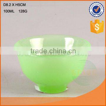 100ml Glass jade bowl for food safe round shape glass bowl