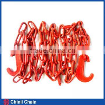 Ordinary Link chain with C hook,High Quality Link Chain with C hook On Both End