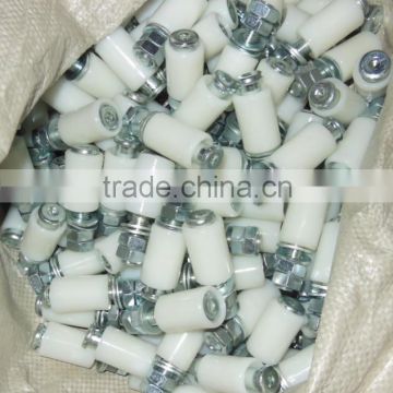 white galvanized nylon sliding gate nylon roller