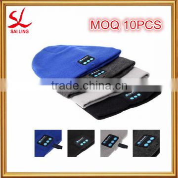 MOQ 10PCS!!! Bluetooth Music Beanie/Hat Wireless Headphones Speakers from China's Alibaba