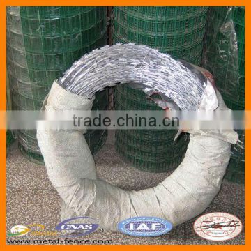 Hot-Dipped Galvanized Razor Barbed Wire/Barbed Wire Price Pell Roll/Barbed Wire For Fence