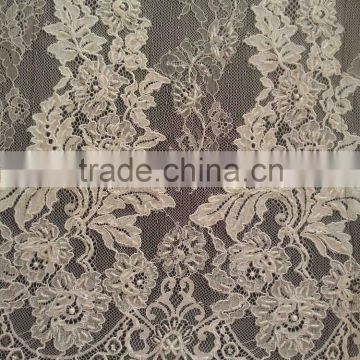 Beaded French Lace Fabric For Wedding