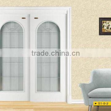 2016 High quality interior pvc mdf wooden foshan door manufacturers