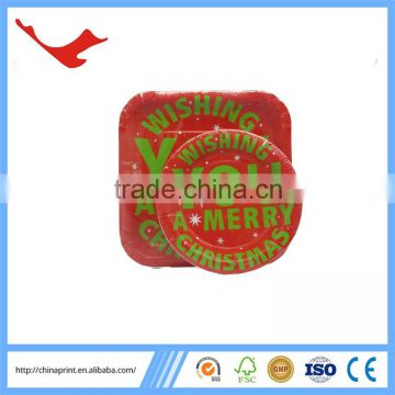 005 decorative christmas candy disposable paper dishes