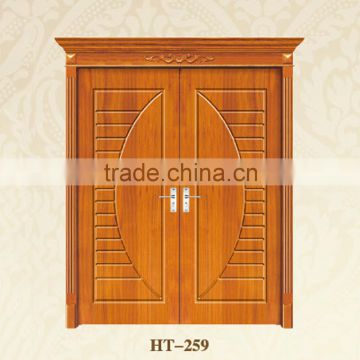 china supplier luxury double door design in flush door